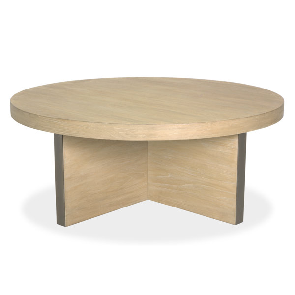 Brownstone Furniture Zuma Solid Wood Pedestal Coffee Table Wayfair